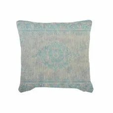 Cushion DKD Home Decor Turquoise Polyester (45 x 12 x 45 cm)