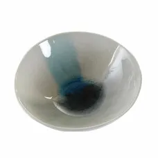 Bowl DKD Home Decor Stoneware Enamelled Steel (170 ml) (11.5 x 11.5 x 4.5 cm)