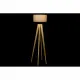 Lámpara de Pie DKD Home Decor Marrón Beige Multicolor Madera 50 W 220 V 40 x 40 x 148 cm