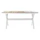 Mesa de Comedor DKD Home Decor Resina Aluminio 160 x 90 x 75 cm