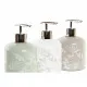 Soap Dispenser DKD Home Decor Crystal ABS 350 ml (8 x 8 x 14 cm) (3 Units)