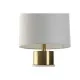 Lámpara de mesa Home ESPRIT Blanco Dorado 50 W 220 V