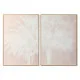Painting Home ESPRIT White Beige Palms Tropical 100 x 4 x 140 cm (2 Units)