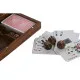 Juegos de cartas Home ESPRIT Arce Acacia 17,7 x 11,5 x 3,7 cm