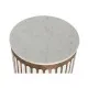 Side table Home ESPRIT White Natural 41 x 41 x 52 cm