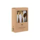 Cubertería Home ESPRIT Dorado Natural Acero Inoxidable ABS 3 x 2 x 16 cm 24 Piezas