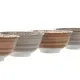 Set of bowls Home ESPRIT Brown Beige Porcelain Flowers Shabby Chic 15 x 15 x 7 cm