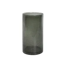 Vase Home ESPRIT Green Crystal Modern 13,7 X 13,7 X 25,6 cm