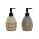 Soap Dispenser Home ESPRIT Grey Cream Dolomite (2 Units)
