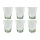 Set de Vasos Home ESPRIT Verde Cristal 280 ml (6 Unidades)