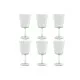 Set de Copas Home ESPRIT Verde Cristal 9 x 9 x 17,8 cm (6 Unidades)