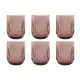 Set de Vasos Home ESPRIT Rosa Cristal (6 Unidades)