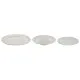 Tableware Home ESPRIT White Porcelain Stripes 27 x 27 x 2 cm 18 Pieces