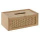 Caja para pañuelos Home ESPRIT Bambú Ratán 25 x 13 x 10 cm