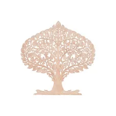 Figura Decorativa Home ESPRIT Natural Árbol 122 x 2 x 122 cm