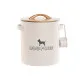 Bote de comida para mascotas Home ESPRIT Beige Natural Metal Bambú 8 L 25 X 21,7 X 26 cm