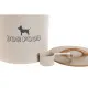 Bote de comida para mascotas Home ESPRIT Beige Natural Metal Bambú 8 L 25 X 21,7 X 26 cm