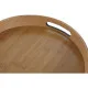 Snack tray Home ESPRIT Black Natural Modern 30 x 30 x 5 cm