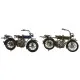 Decorative Figure Home ESPRIT Blue Green Motorbike Vintage 31 x 8 x 16 cm (2 Units)