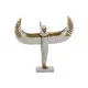 Figura Decorativa Home ESPRIT Blanco Dorado Resina Oriental 34 x 6,5 x 33,5 cm