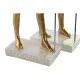 Decorative Figure Home ESPRIT White Golden Resin Oriental Egyptian Man 7 x 11,5 x 36 cm (2 Units)