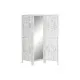 Biombo Home ESPRIT Blanco Madera de mango Espejo 152 x 2 x 182 cm