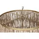 Lámpara de Techo Home ESPRIT Dorado Natural Madera Metal 70 x 70 x 157 cm