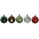 Bolas de Navidad Home ESPRIT Multicolor PVC 18 x 12 x 30 cm (30 piezas)