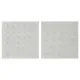 Wall Decoration Home ESPRIT White MDF Wood Modern 80 x 6,5 x 80 cm
