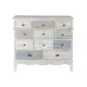 Cajonera Home ESPRIT Azul Blanco Gris claro Cottage 94 x 35 x 87 cm