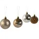 Bolas de Navidad Home ESPRIT Bronce Polietileno 16 x 16 x 26 cm (25 Piezas)