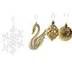 Bolas de Navidad Home ESPRIT Dorado Polietileno 28 x 7 x 40 cm (70 piezas)