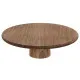 Bandeja de Aperitivos Home ESPRIT Natural Acacia De pie 30 x 30 x 9 cm
