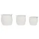 Basket set Home ESPRIT White Modern 34 x 34 x 34 cm (3 Pieces)