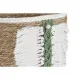 Basket set Home ESPRIT White Green Natural Natural Fibre Tropical 39 x 39 x 47 cm (3 Pieces)