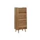 Cajonera Home ESPRIT Marrón Acacia Madera MDF 40 x 30 x 104,5 cm