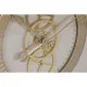 Reloj de Pared Home ESPRIT Blanco Beige Dorado Cristal Hierro 60 x 8 x 60 cm 59,5 x 8,5 x 59,5 cm