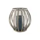 Candleholder Home ESPRIT Silver Crystal Steel 19 x 19 x 19 cm