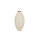 Portavelas Home ESPRIT Blanco Marrón Madera Cristal 38 x 38 x 84 cm