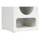 Mesita de Noche Home ESPRIT Blanco Madera MDF 40 x 30 x 48 cm