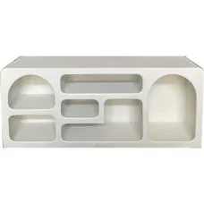 Mueble de TV Home ESPRIT Blanco 120 x 26 x 50 cm