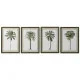 Painting Home ESPRIT Green Beige Palms Tropical 50 x 2,5 x 70 cm (4 Units)
