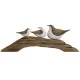 Decorative Figure Home ESPRIT White Natural Aged finish 35 x 4,5 x 12 cm