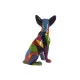 Decorative Figure Home ESPRIT Multicolour Dog 17 x 11 x 25 cm