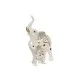 Decorative Figure Home ESPRIT White Golden Elephant Romantic 11 x 8 x 19 cm