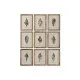 Painting Home ESPRIT Mediterranean Snail 30 x 2,5 x 40 cm (9Units)