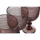 Set de Copas Home ESPRIT Rosa Cristal 325 ml (6 Unidades)