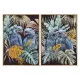 Cuadro Home ESPRIT Loro Tropical Lacado 50 x 3,5 x 70 cm (2 Unidades)