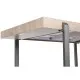 Mesa de Comedor Home ESPRIT Blanco Gris Natural Metal 150 x 85 x 75 cm