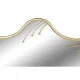 Espejo de pared Home ESPRIT Dorado 73 x 2 x 73 cm